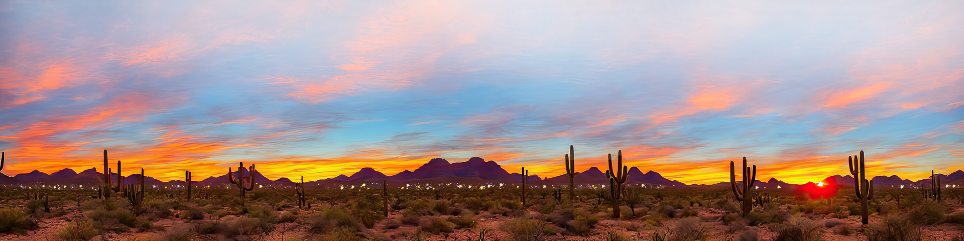 Arizona Streamline Sunset